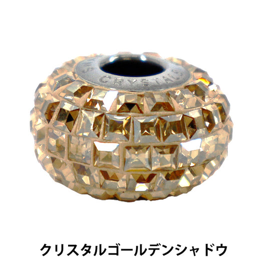 Zubehörmaterial „Be Charmed“Perlen 1 Stück Crystal Golden Shadow #80201"