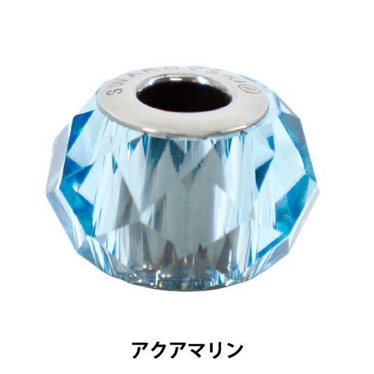 Zubehörmaterial „Be Charmed“Perlen 1 Stück Aquamarin #5948"