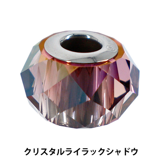 Zubehörmaterial „Be Charmed“Perlen 1 Stück Crystal Lilac Shadow #5948"