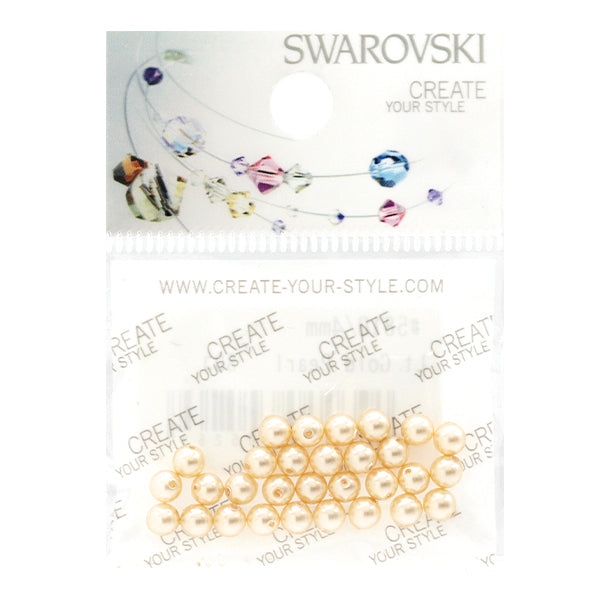 Swarovski hellgold 4mm 30 Stück 5810-4mm 30" Kristallperle