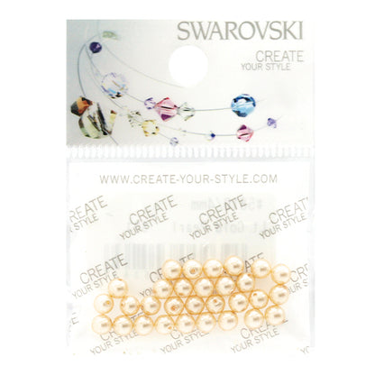 Swarovski hellgold 4mm 30 Stück 5810-4mm 30" Kristallperle