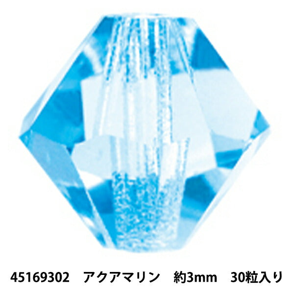 Accessory material "Presio SalondelBeads 45169302 Aquamarine 3mm 30 tablets]