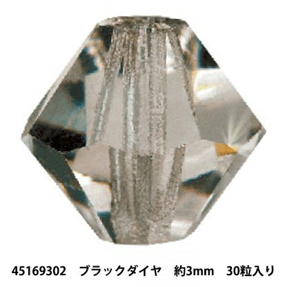 액세서리 자료 "Presio Salondel구슬 45169302 블랙 다이아몬드 3mm 30 정제]