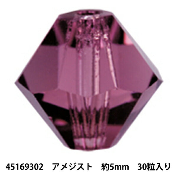 配件材料“ Presio Salondel珠 45169302紫水晶5mm 30片]]