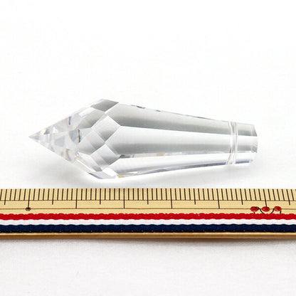 アクセサリー素材 『プレシオサ シャンデリアパーツ 1081 クリスタル 18×50mm 1粒入り』