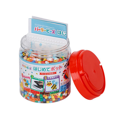 ビーズ 『パーラービーズ はじめてポット ベーシックカラー 80-17578』 Kawada カワダ