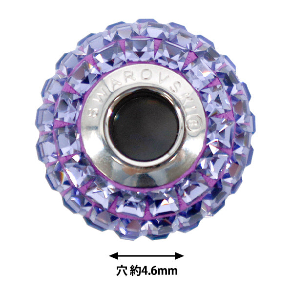 액세서리 재료 "Be Charmed"구슬 탄자나이트 #80201 1개"