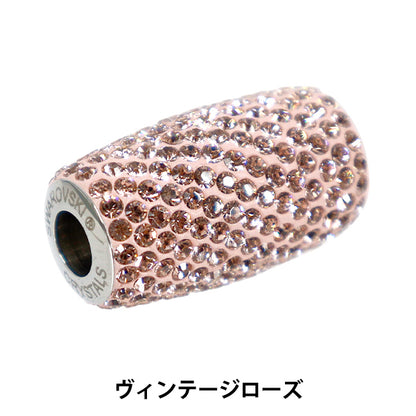 액세서리 재료 "Be Charmed"구슬 1개 빈티지 로즈 #80921"