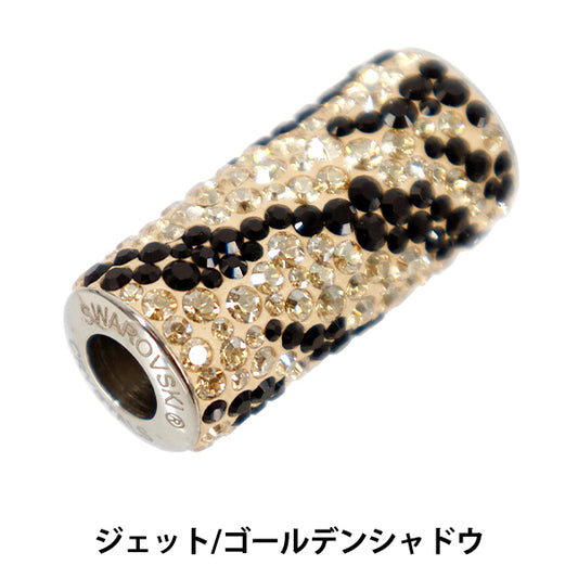 Accessory material “Be Charmed”Beads 1 piece Jet x Golden Shadow #81982"