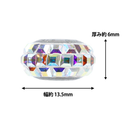 Accessory material “Be Charmed”Beads 1 piece Crystal AB #81201"