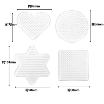 Beads "ironBeads Small plate set of 4 AB-380-01 SOANDYOU SOANDYOU