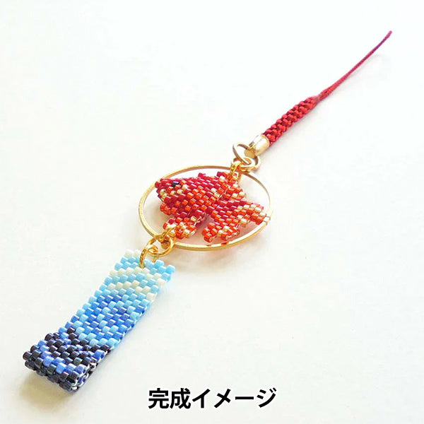 BeadsKit "Kyo / Wind Chimes Pattern Roots Goldfish PB-287" HOBBIX Kyoto / Nishijin Hobbit