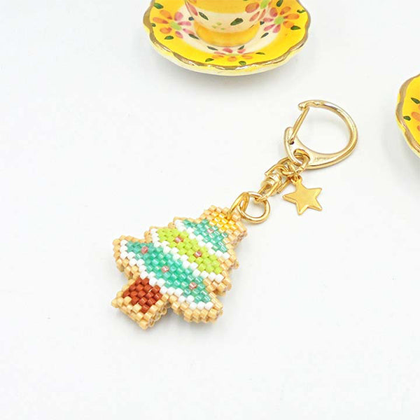 Beadskit "Fixage de biscuits Keychain Tree de Noël PB-302" Hobbix Kyoto / Nishijin Hobix