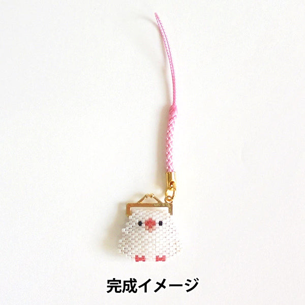 PerlineKit "Kyoto Little Bird's Maguchi Netsuke White Bandwich PB-338" Hobbix Kyoto Nishijin Hobbix