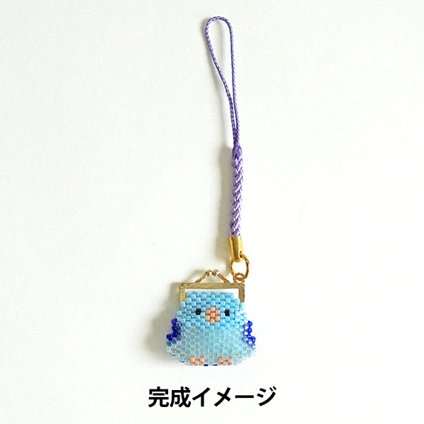 ビーズキット 『京・小鳥のがまぐち根付け マメルリハ PB-339』 HOBBIX