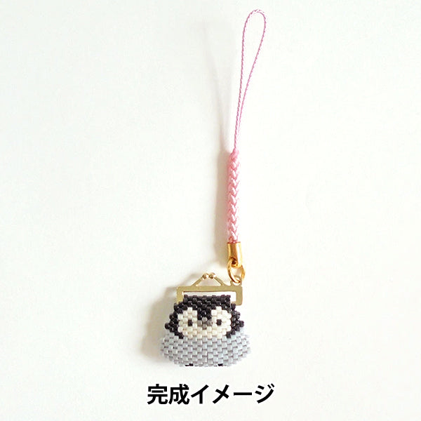 PerlenKit "Kyoto Little Birds Maguchi Netsuke Penguin PB-342" Hobbix Kyoto Nishijin Hobbix