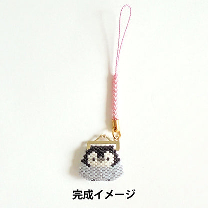 PerlenKit "Kyoto Little Birds Maguchi Netsuke Penguin PB-342" Hobbix Kyoto Nishijin Hobbix