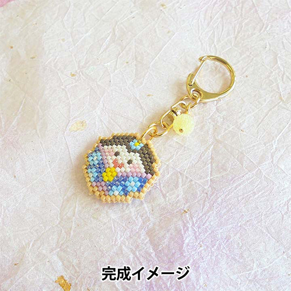 Beadskit "Iching Cookie-Stil Hinamatsuri Keychain Oda Risama PB-310" Hobbix Kyoto / Nishijin Hobix