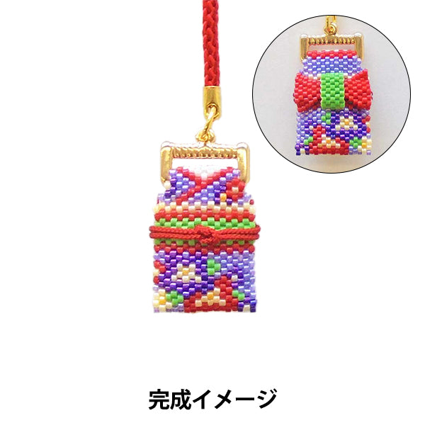 구슬키트 "Kyo / Nishijin 패턴 Hanakimo Nobiki Sumire PB-314"Hobbix Kyoto / Nishijin Hobix