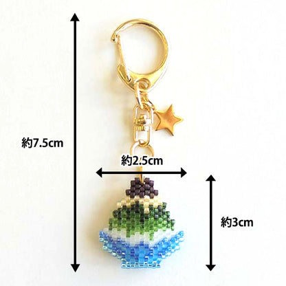 CuentasKit "Kyo / Retro Cafe Keychain afeitado Ice Uji Time PB-322" Hobbix Kyoto / Nishijin Hobix