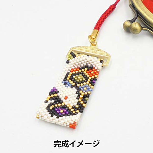 خرزمجموعة "Wealth Arrival White Snake Netsuke PB-332" HOBBIX Kyoto/Nishijin Hobbix