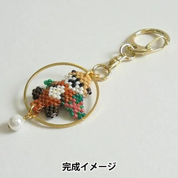 ビーズキット 『京・水族館リングキーホルダー ラッコ PB-348』 HOBBIX