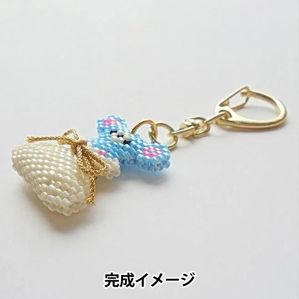 BeadsKit "Kyoto Animal Proverb Keychain Bag Mouse PB-352" HOBBIX Kyoto Nishijin Hobbix