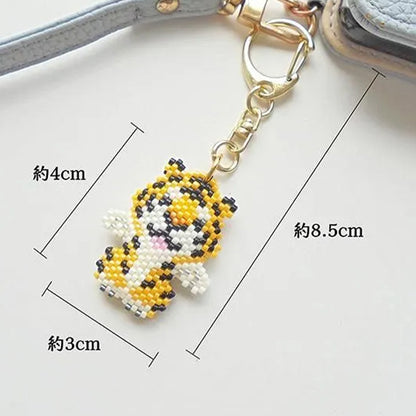 PerlenKit "Kyoto Animal Proverb Schlüsselbund Tiger und Tsubasa PB-353" Hobbix Kyoto Nishijin Hobbix
