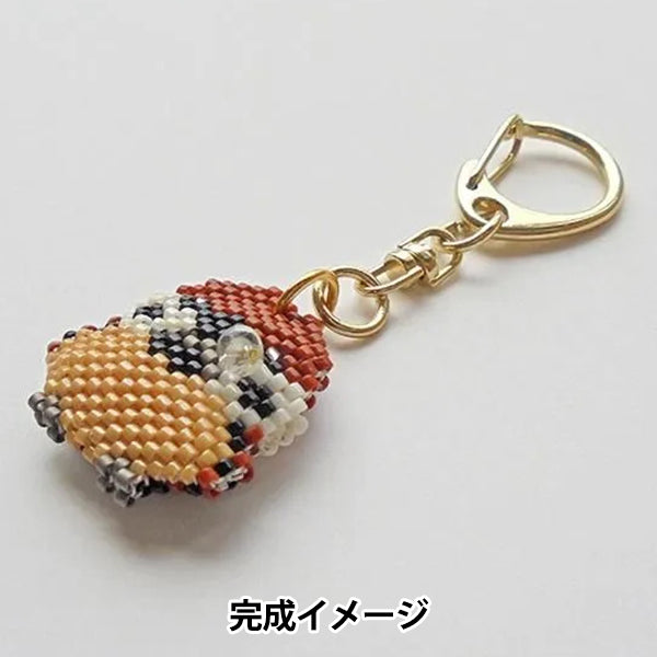 ビーズキット 『京・動物ことわざキーホルダー スズメの涙 PB-355』 HOBBIX 京都・西陣 ホビックス