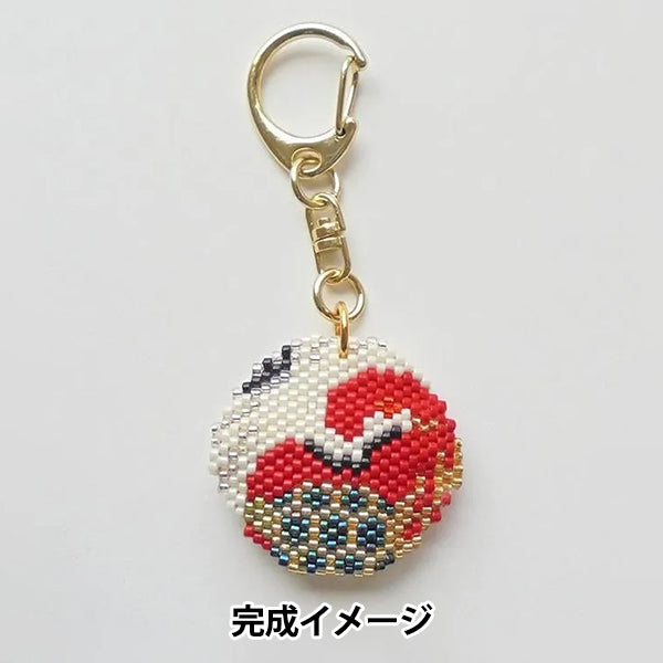 ビーズキット 『京・動物ことわざキーホルダー 鶴は千年亀は万年 PB-356』 HOBBIX 京都・西陣 ホビックス