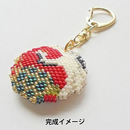 ビーズキット 『京・動物ことわざキーホルダー 鶴は千年亀は万年 PB-356』 HOBBIX 京都・西陣 ホビックス