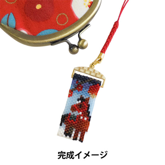 ビーズキット 『見返り馬に梅根付け PB-357』 HOBBIX 京都・西陣 ホビックス