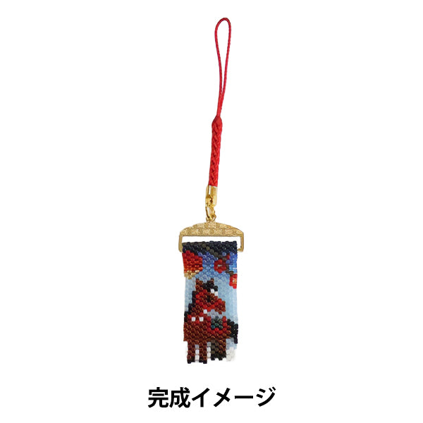 ビーズキット 『見返り馬に梅根付け PB-357』 HOBBIX 京都・西陣 ホビックス