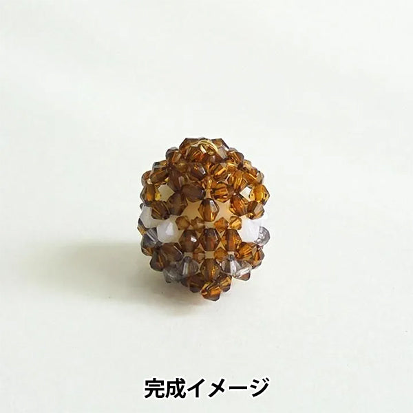 PerlenBausatz "Flauschiger kleiner Vogel-Schlüsselanhänger Spatz BK-154“ HOBBIX Kyoto/Nishijin Hobbix