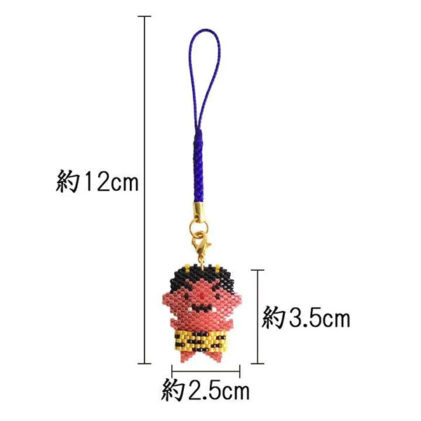 Beadskit "Kyoto/Yokai Netsuke Oni PB-390” HOBBIX Kyoto/Nishijin Hobbix