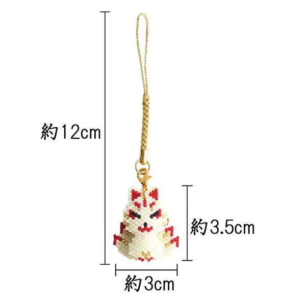 Beadskit "Kyoto/Yokai Netsuke Nine-Tailed Fox PB-391” HOBBIX Kyoto/Nishijin Hobbix