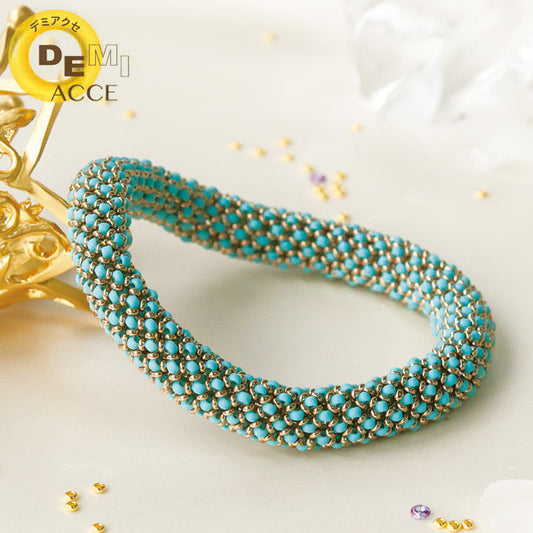 구슬키트 "Demiix Chenille Stitch Bangle Shennil Stitch Bangle DM-3"Toho Beads Toho Beads