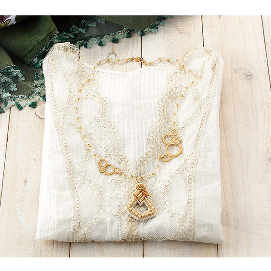 구슬키트 "Maison de Bloduri 유리 코드 기하학적 홀더 GA-4"Toho Beads Toho Beads