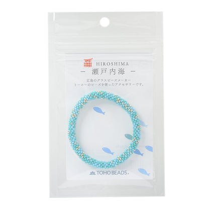 Accesorios "pulsera de hiroshima seto seto interior" mar "cuentas de toho toho