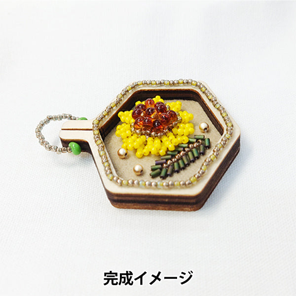 مجموعة الخرز "دعونا نبدأ تطريز المجوهرات عباد الشمس H-JE-5" TOHO BEADS