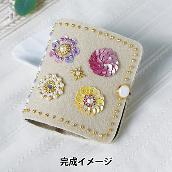 BeadsKit "BeadsLet's start deco embroidery Needle Book Daisy H-BDT-4] TOHO BEADS Toho Beads