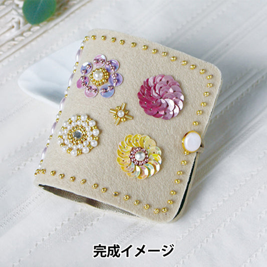 BeadsKit "BeadsLet's start deco embroidery Needle Book Daisy H-BDT-4] TOHO BEADS Toho Beads