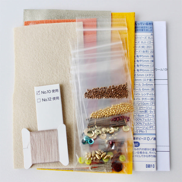 BeadsKit "BeadsLet's start deco embroidery Needle Book Windmill H-BDT-5] TOHO BEADS Toho Beads