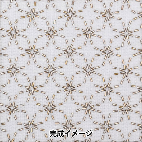 ビーズキット 『ビーズ刺し子キット 角七宝 BS-K1』 TOHO BEADS トーホービーズ