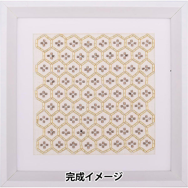 ビーズキット 『ビーズ刺し子キット 十字亀甲 BS-K6』 TOHO BEADS トーホービーズ