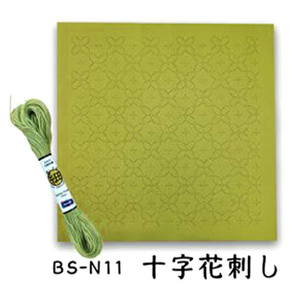 PerlesKit "PerlesSashikoexclusifTissufilSet Cross Flower Stab BS-N11"Toho perles toho perles