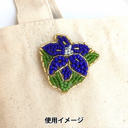 BeadsKit "and t kit labo flower embroidery brooch kikyo atkl-3" TOHO BEADS