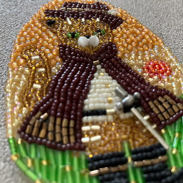 BeadsKit "beads de OHANASHI cat wearing boots DW-2" TOHO BEADS