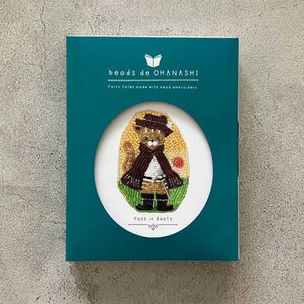 BeadsKit "beads de OHANASHI cat wearing boots DW-2" TOHO BEADS