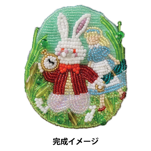 2540❣️ アリス・ヒース作　「トーキング・トゥ・ザ・ムーン ビーズキット 『beads de OHANASHI 不思議の国のアリス DW-3』 TOHO
